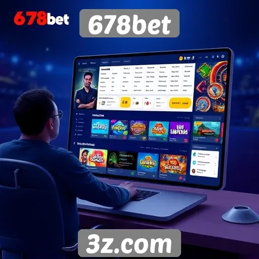 Interface amigável do 678bet melhora experiência do usuário